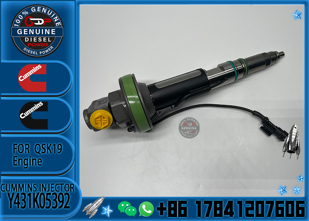 Original Injector 2867147 Y431K05392 for Cummins QSK19 QSK38 QSK50 ENGINE 0404