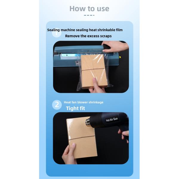 Food Grade POF Heat Shrink Film 150-200MPa Tensile Strength