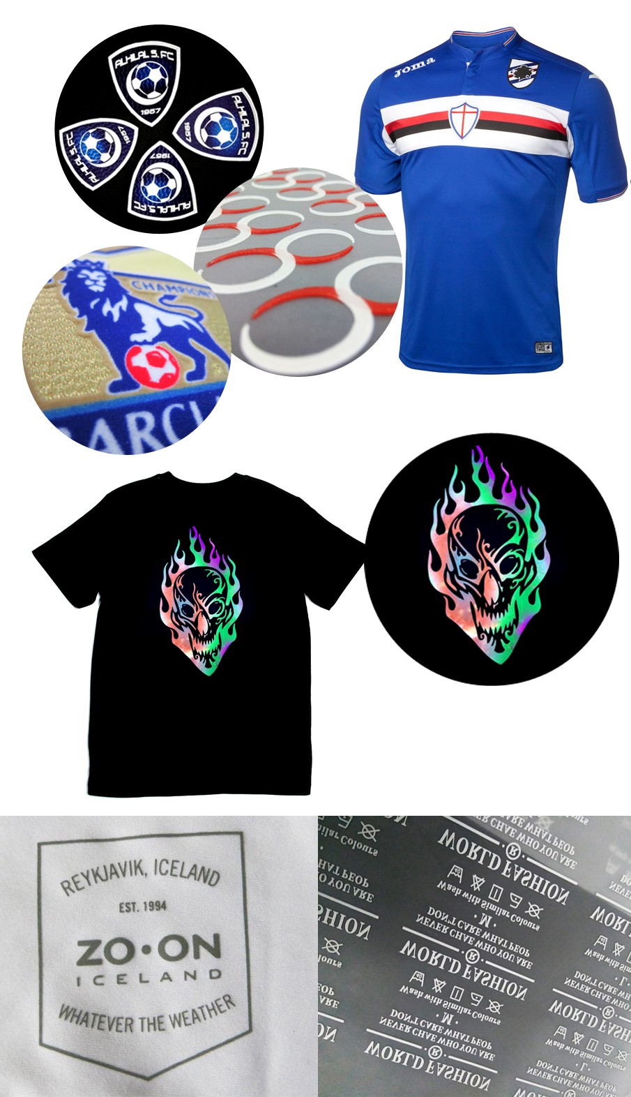 480MM*640MM Heat Transfer Labels For Clothing Hot / Cold Peeling Method