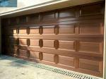 Aluminum Alloy Overhead Sectional Garage Door PU Foaming