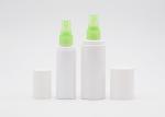 Plastic Cosmetic Spray Bottle Fine Mist Pet 100ml White Cylinder