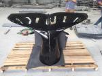 Absolute Black Granite Memorial Headstones Retangular Upright / Other Shape
