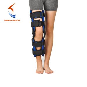 China High quality good design black adjustable knee orthopedic brace wholesale