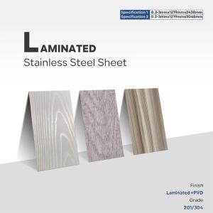 China Customized Lamination Stainless Steel Plate 304 Decorative Stainless Steel Sheet wholesale