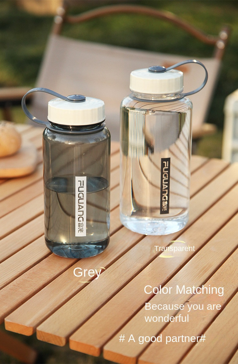 Humanized Design 1500ml Water Bottle Large Capacity Plastic Portable Space Oversized 1.5 Litre Water Bottle With Handle Multifunctional Use