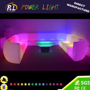 China Party LED Furniture/Illuminated Bar Sofa LED Plastic Sofa wholesale
