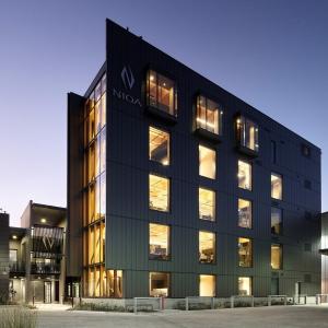 China Multi Storey Prefabricated Steel Frame Building For Commercial Office wholesale