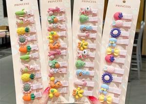 China kids girls flower animal hairpin cute duck mouth clip hair baby clip bangs clip Yiwu accessories wholesale wholesale