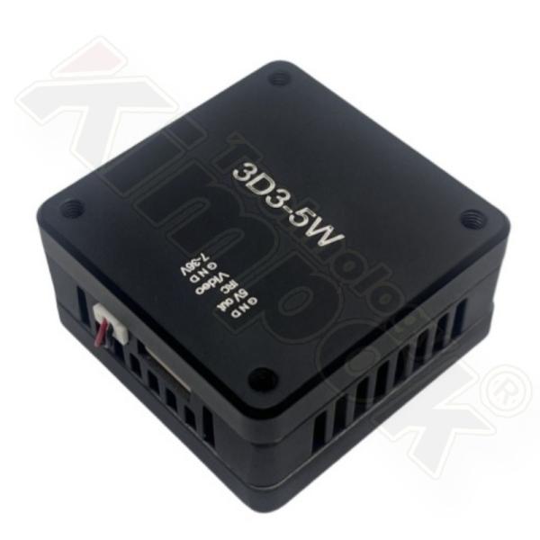 3.3G VTX 5W RF Power Wireless Video Transmitter up to 10km VTX Image Transmission 16CH VTX Module