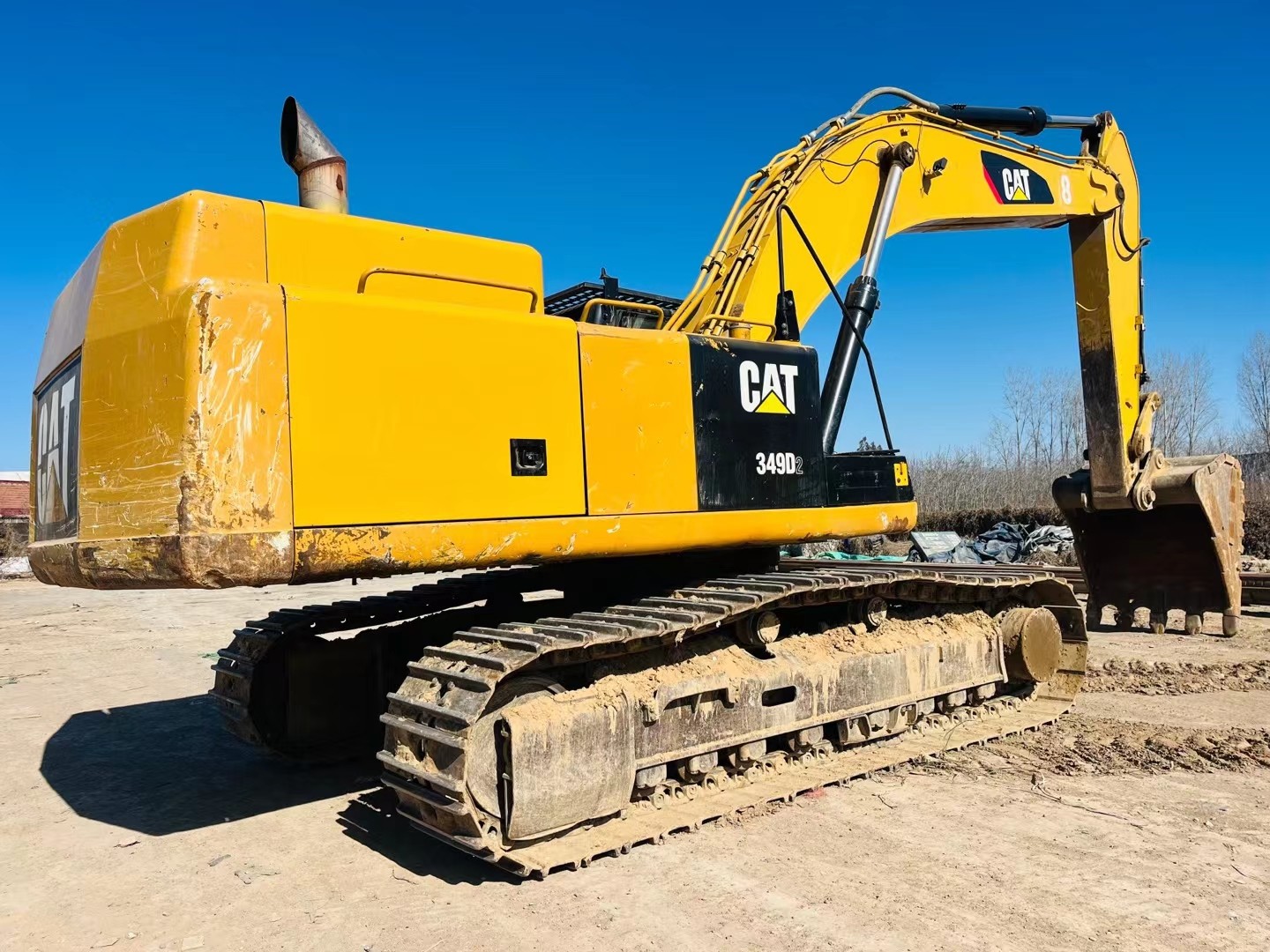CAT349D2 Used CAT Excavators Bucket Capacity 2.1 Cubic Meters 2018 Used Excavator Korea