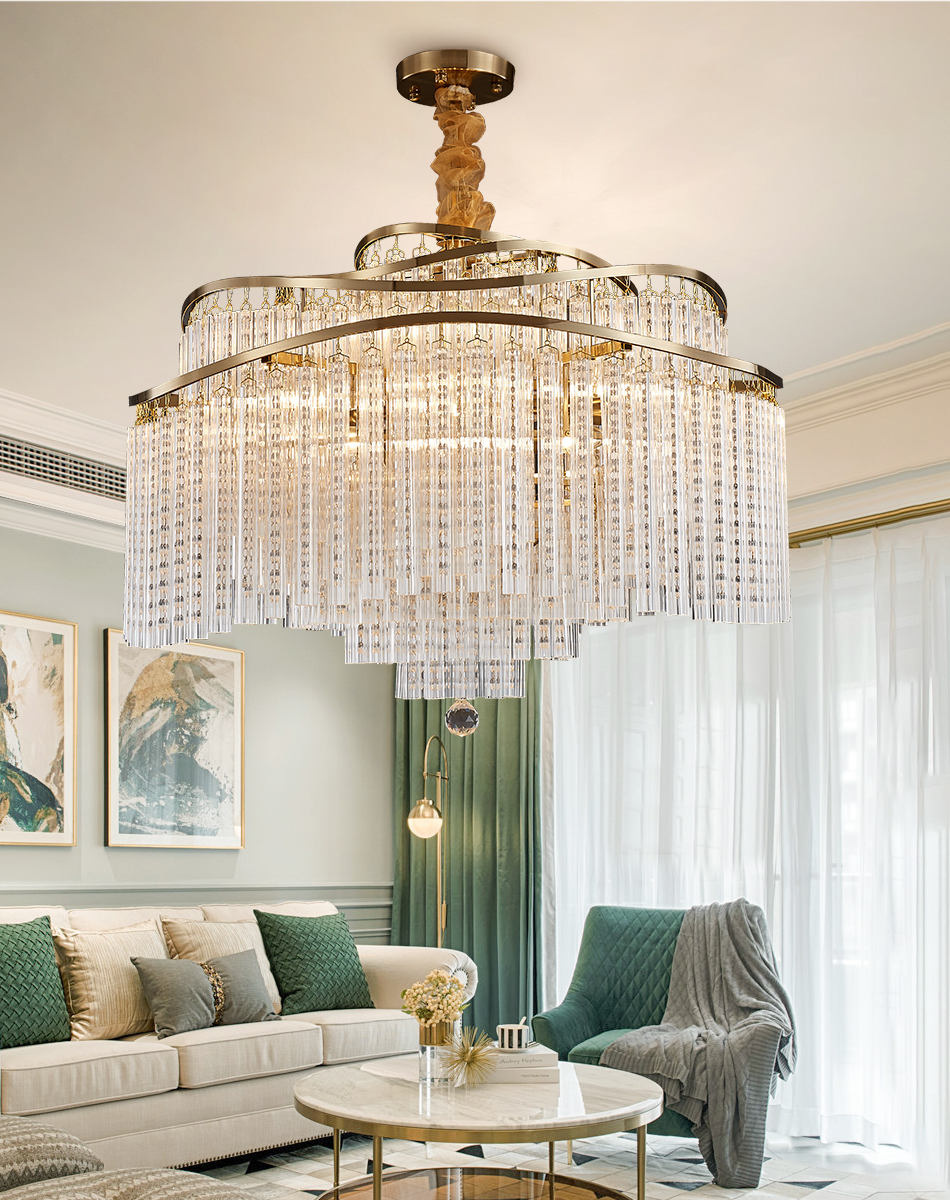Round glass chandelier for living room dining room lounge chandelier(WH-CY-231)