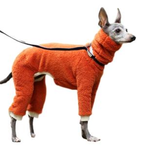 China Double Sided Velvet Warm Dog Coats Dog Fleece Jumpsuit High Collar wholesale