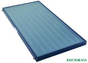 China 2M2 flat plate solar collector, 2000x1000x80mm wholesale