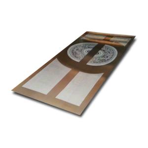 China Etching 316l Stainless Steel Mirror Sheet wholesale
