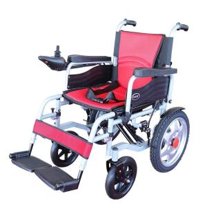China Fold And Travel Premium Electric Wheelchair Lightweight Power Wheel Chair wholesale