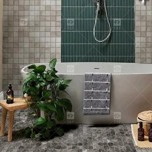 China Natural marble stone Mosaic tile bathroom bathroom floor tile fish pond tile antique background wall on sale