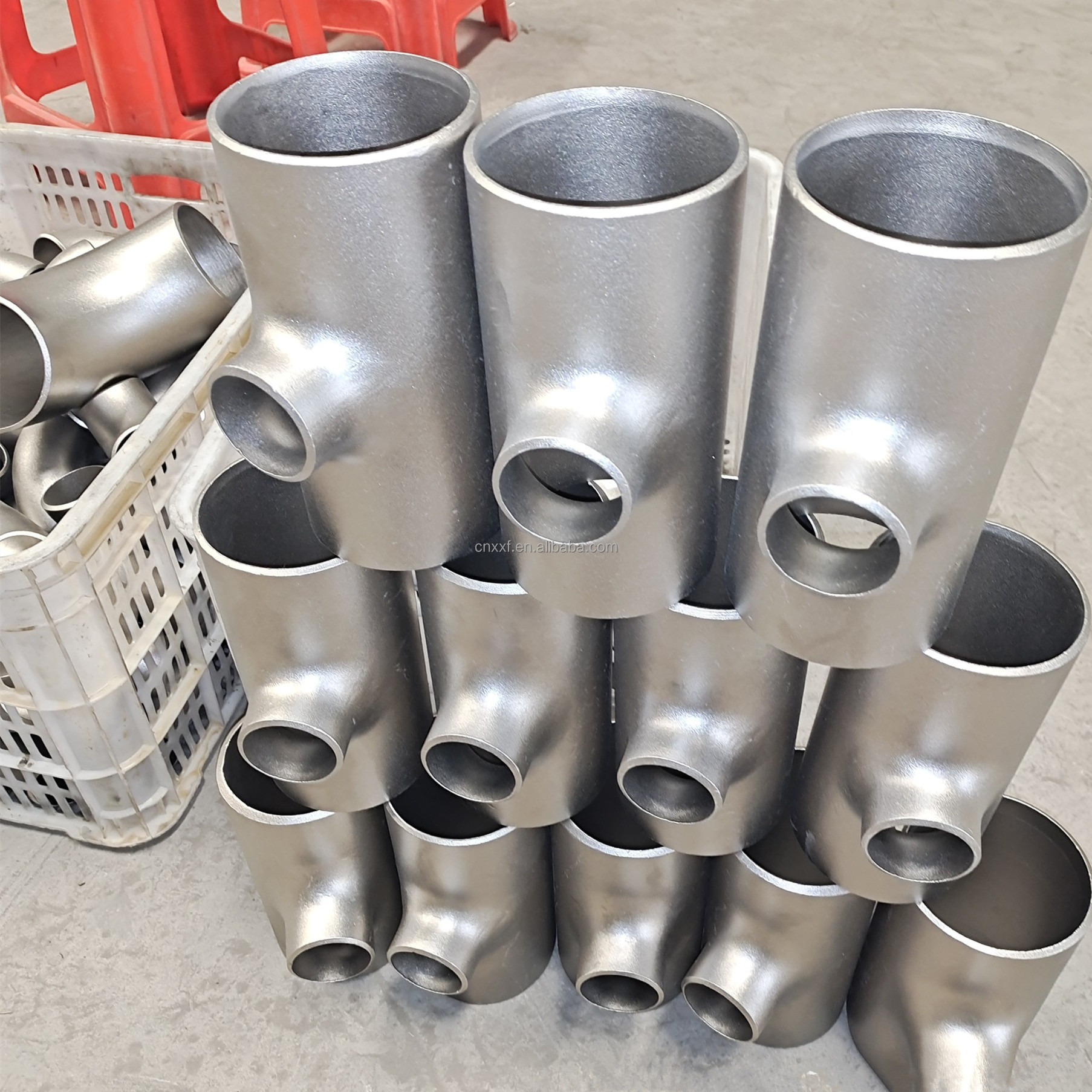 ASTM A403 WP317L Stainless Steel Equal Tee Reducing Tee Straight Tee Fittings-Forged Technics OEM Customized Support 317L