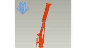 China 4t30m Electric Hydraulic Telescopic Boom Marine Crane For Offshore Service Vessel wholesale