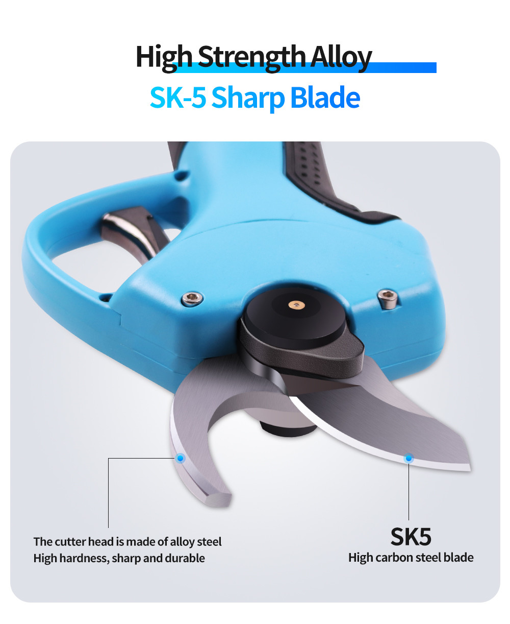 16.8V 32mm Rechargeable Pruning Shears Garden Pruning Orchard Tree High Branch Lithium Electric Pruning Shears