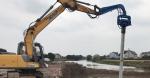 Small Excavator Piling Vibro Hammer 6 Meter 850kg