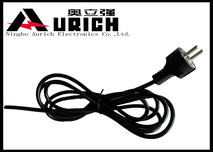 European Standard 2 Prong Appliance Cord , Safety EU Power Cable Heat Proof