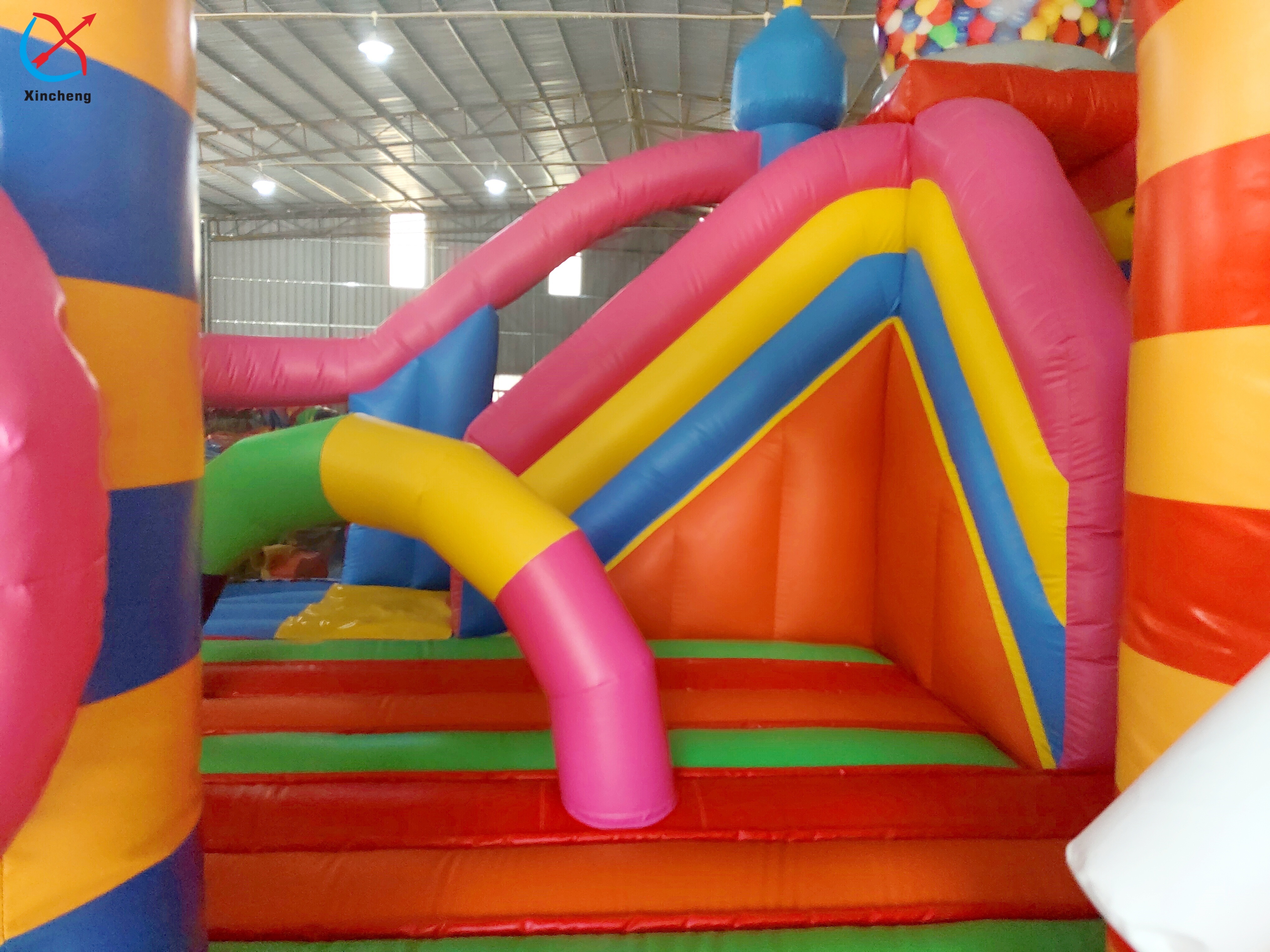 Manufacturer Inflatable Combos Happy Easter Candy Inflatable Bounce House Castle