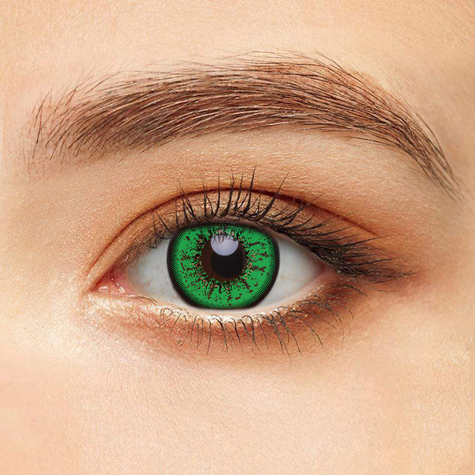 Eye Cosmetic Yearly Gray Contact Lens Colour 8.5mm Zero Power