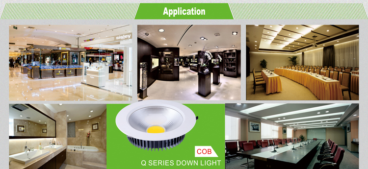 110mm COB 9 watt LED downlight supply