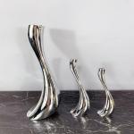Custom made clear crystal glass candelabra candlestick holder