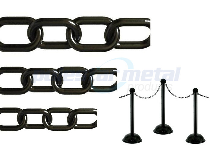 ISO Approved Decorative Lightweight Red Plastic Safety Chain For Street