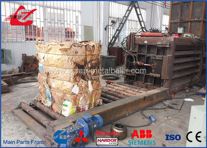 Y82/W-125 Plastic Bottle Baler Machine 6-8t/H Output Capacity Manual Tie