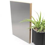 Fingerprint Free Metal Brushed PET Laminated MDF Panels 1220x3050×30mm