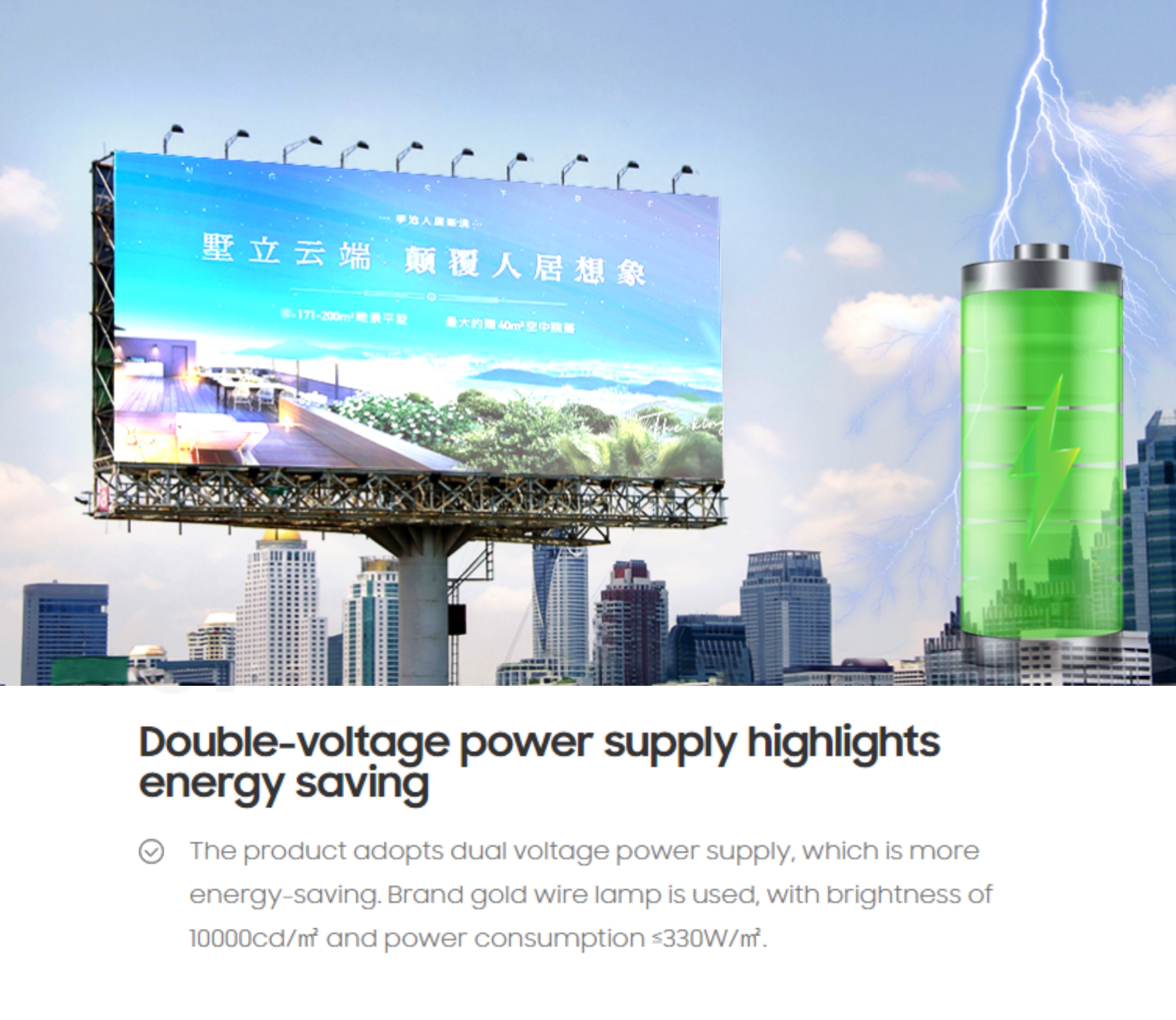 Network Control Large Outdoor LED Video Wall With P10 Rgb LED Module
