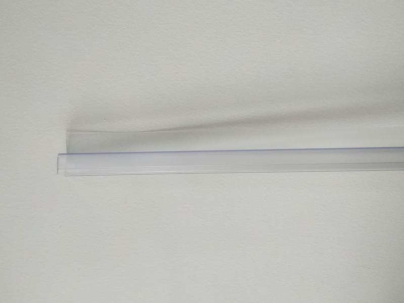 Sliding Glass Shower Door Seal with 180 Degree Transparent PVC and Long Lift Function