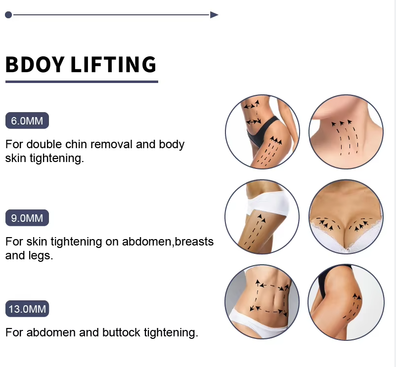 4d Hifu Skin Lifting And Tightening S Shape Slimming 2 In 1 Hifu Machine