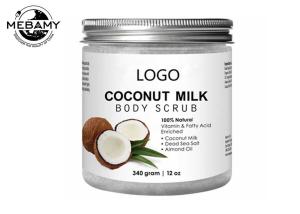 China Naturals Exfoliating Skin Care Body Scrub Brown Sugar High Potent Coconut Milk wholesale