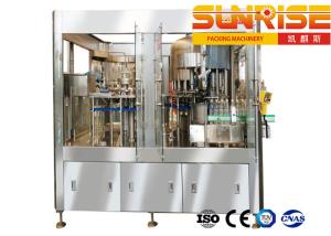 China 24 Flushing Heads Water Injection Machine , PET Bottled Water Line wholesale