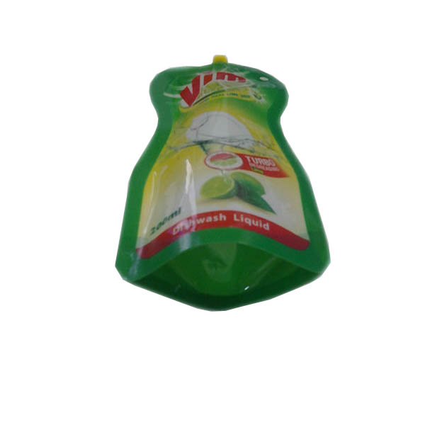 Colorful Juice Reusable Adult Drink Pouches Compostable Spouted Liquid Stand Up Pouches