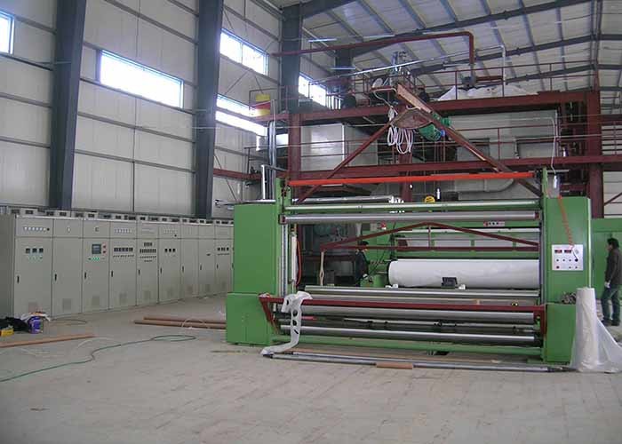 Single Beam PP Spunbond Non Woven Fabric Making Machine High Speed