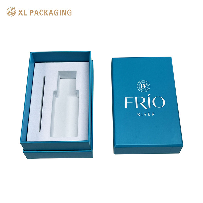 Paper Luxury Custom Perfume Packaging Box Inside Skin Care Cosmetic Lid And Base
