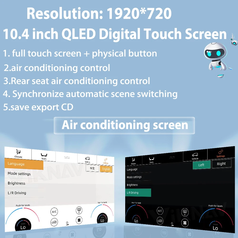 12.3inch Car Radio For Land Range Rover Vogue V8 L322 2002-2012 Touch Screen GPS Navigation Multimedia Stereo Player