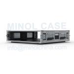 Universal 19inch 2U Rack Flight Case Amplifiers Road OEM Service