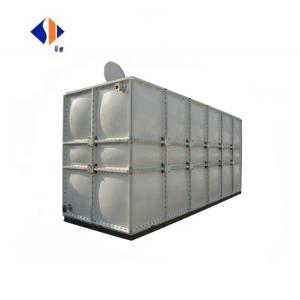 China 60000 Liters Horizontal Fiberglass GRP Water Treatment Tank with SMC Sectional Panels wholesale