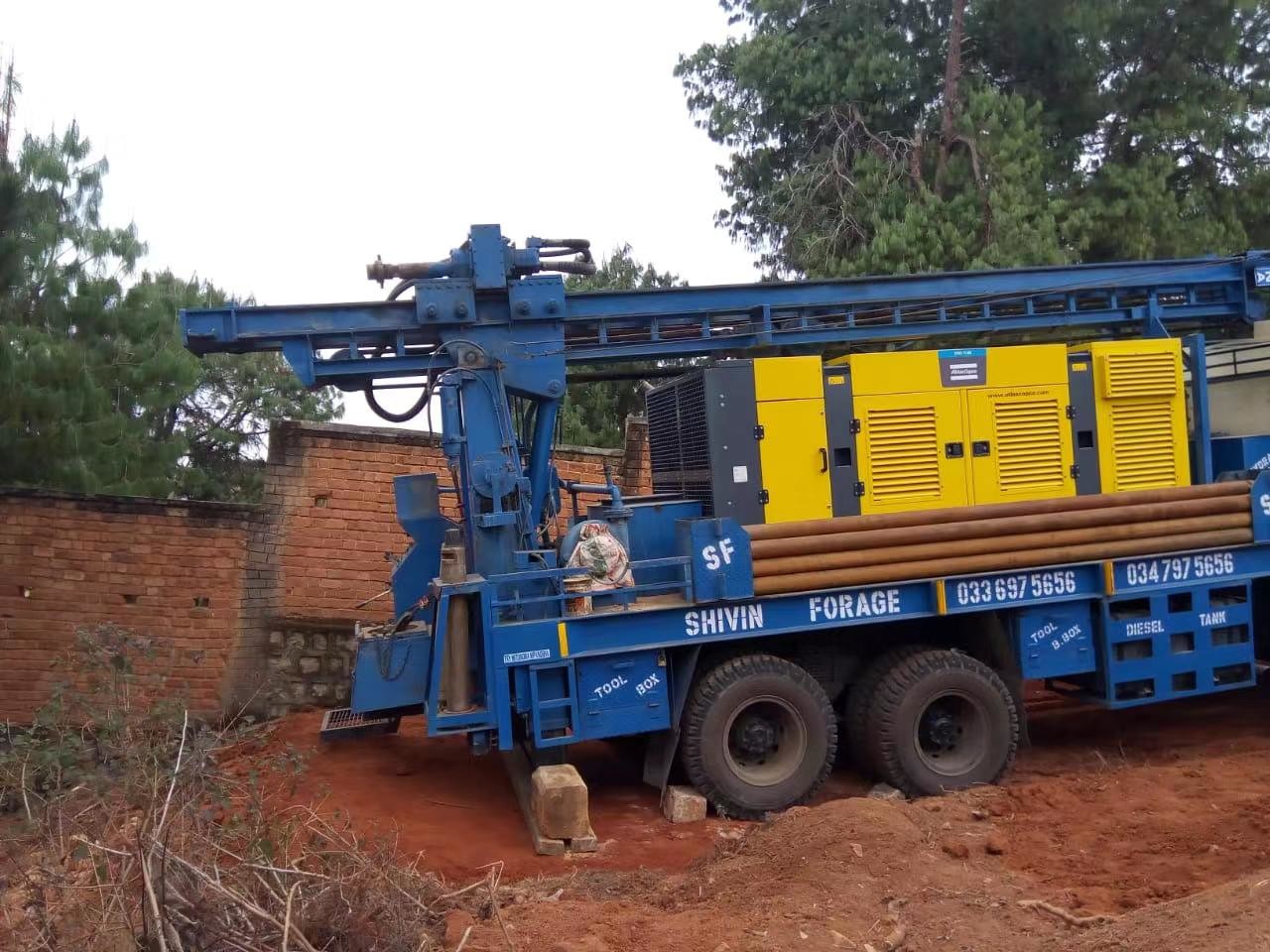 SRXY-130 CORE WATER WELL DRILLING RIG water well drilling trailer shallow well drilling equipment mud rotary drill rig