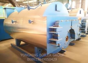 China Duel Fuel Diesel Steam Boiler / Carton Cardboard Factory Horizontal Steam Boiler wholesale