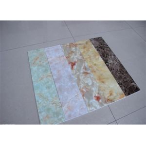 Double Screw Marble PVC Sheet Extrusion Line Low Power Consumption