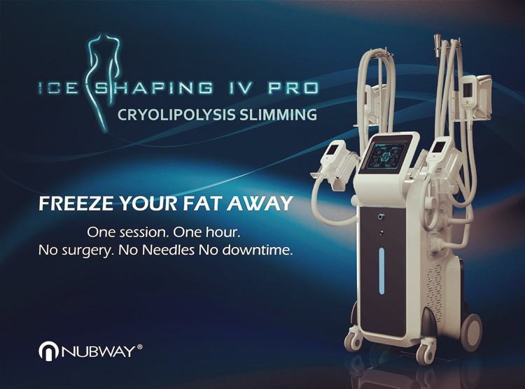 Europe popular 4 handpieces Cryomed Cryolipolysis RF Cool Shaping Slimming Machine