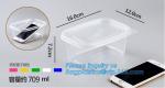 Glass Fresh Keeping Box Round Vacuum Food Container with Press & Push Lid,Fresh