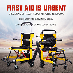1 Year Shelf Life Orange Stair Chair Stretcher for Smooth Transport