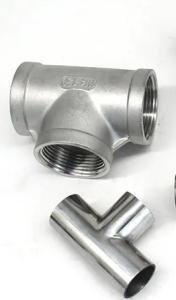 China OEM 10mm Stainless Steel Pipe Tee WP321 Grade wholesale
